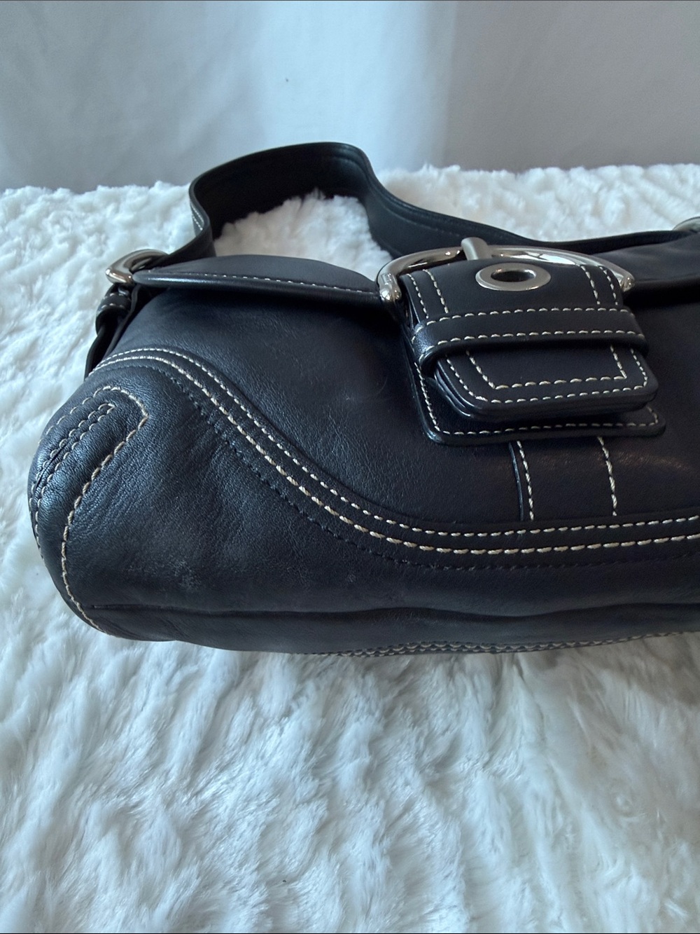 Coach Vintage Y2K Soho Black Leather Shoulder Bag - Picture 17 of 17